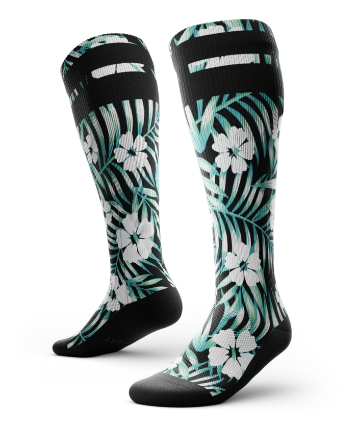 Evergreen Athletic Knee High Compression Socks