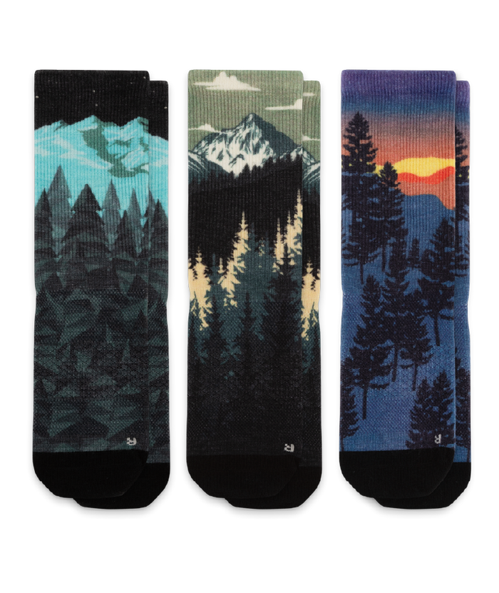 Explorer Merino Wool Lite Crew Socks 3-Pack