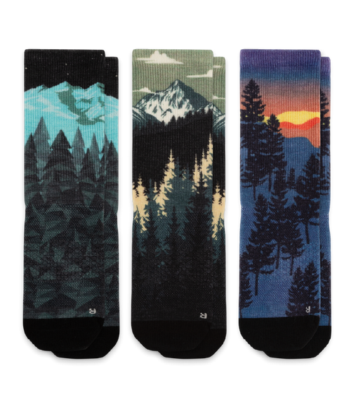 Explorer Merino Wool Lite Crew Socks 3-Pack