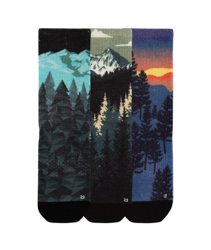 Explorer Merino Wool Lite Crew Socks 3-Pack