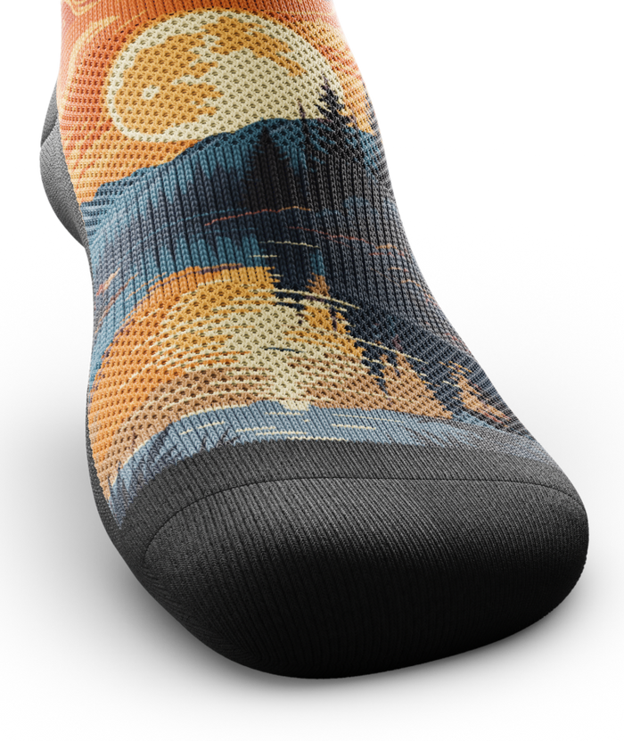 Fiery Night Athletic Crew Socks