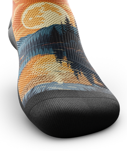 Fiery Night Athletic Crew Socks
