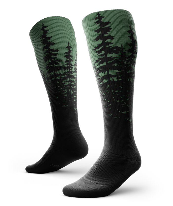 Fir Athletic Knee High Compression Socks