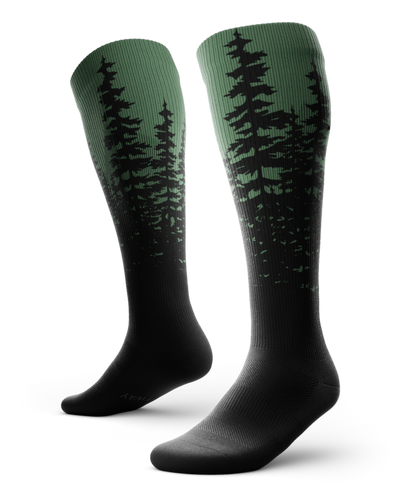 Fir Athletic Knee High Compression Socks