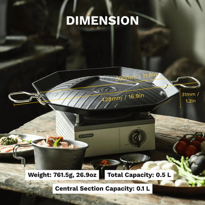 FIRE MAPLE SizzlePro Frying Pan