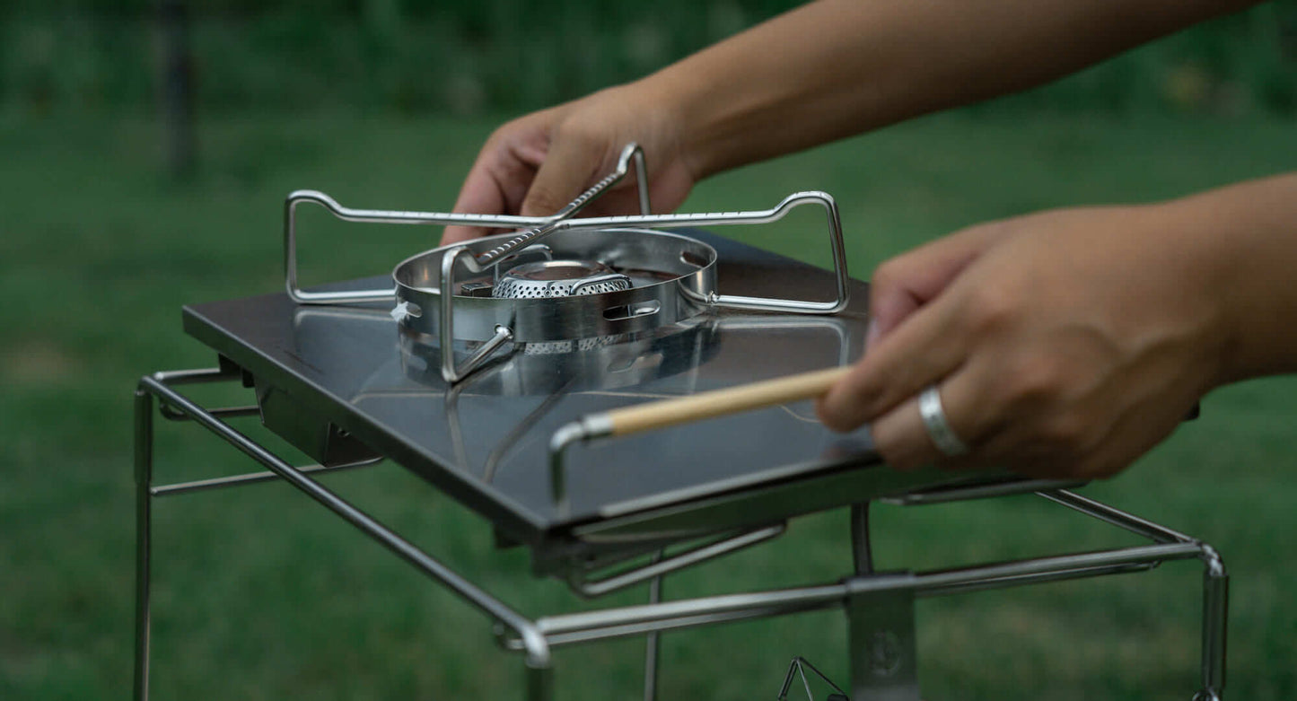 FIREMAPLE GeoHeat Desktop IGT Foldable Stove