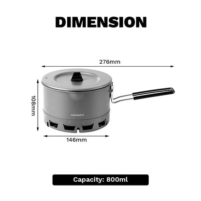 FIREMAPLE Petrel Ramen Pot 800ml