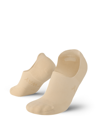 Flagship Beige No Show Socks