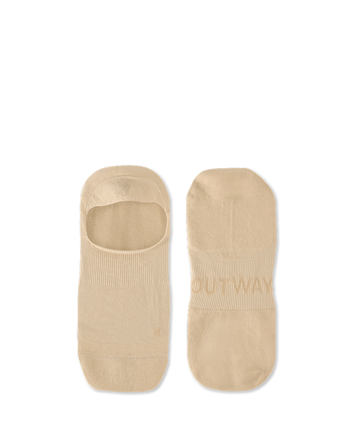 Flagship Beige No Show Socks