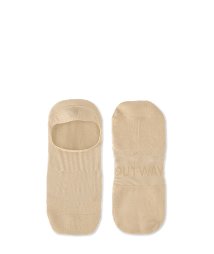 Flagship Beige No Show Socks