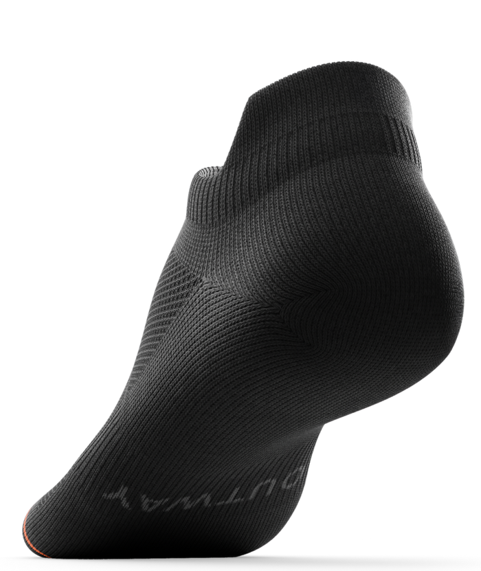 Flagship Black Athletic Ankle Socks 3-Pack