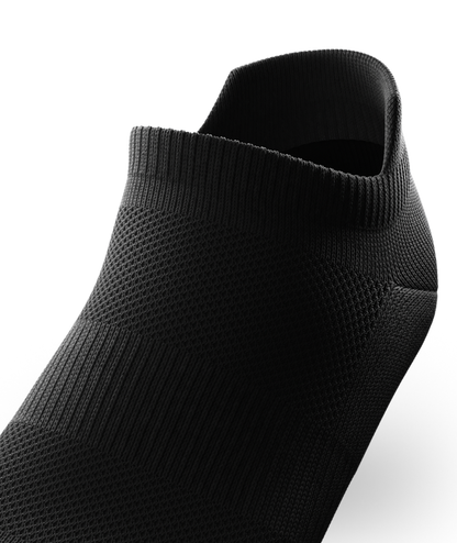 Flagship Black Athletic Ankle Socks 3-Pack
