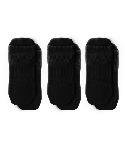 Flagship Black Athletic Ankle Socks V1 3-Pack