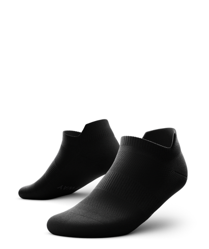 Flagship Black Athletic Ankle Socks V1