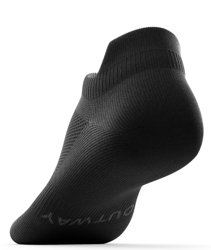 Flagship Black Athletic Ankle Socks V1
