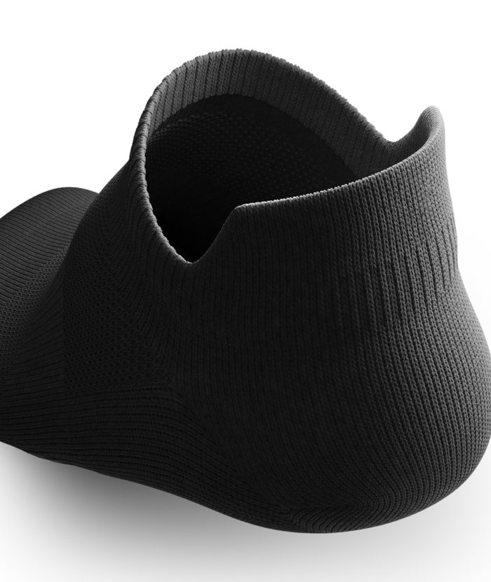 Flagship Black Athletic Ankle Socks V1