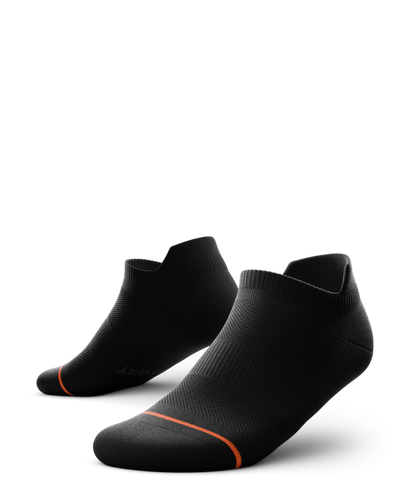 Flagship Black Athletic Ankle Socks