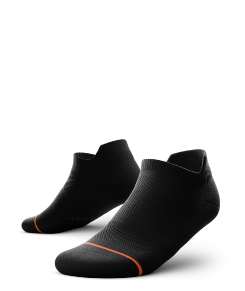 Flagship Black Athletic Ankle Socks