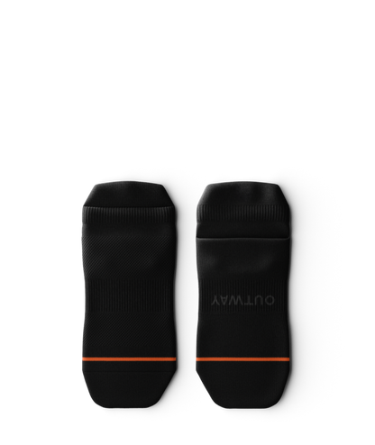 Flagship Black Athletic Ankle Socks