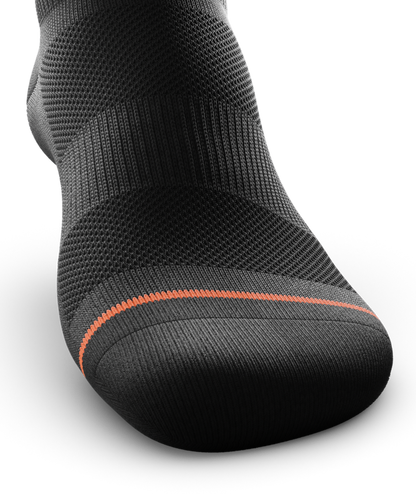 Flagship Black Athletic Ankle Socks