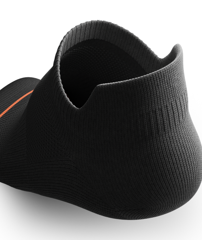 Flagship Black Athletic Ankle Socks