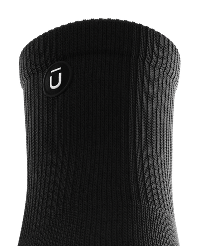Flagship Black Athletic Quarter Socks V1