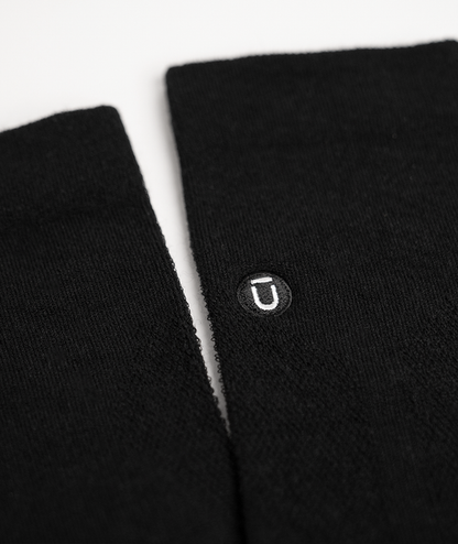 Flagship Black Merino Wool Knee High Compression Socks