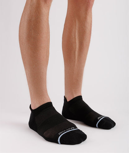 Flagship Black Supima Cotton Ankle Socks 3-Pack