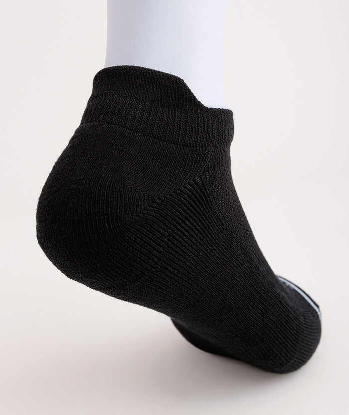 Flagship Black Supima Cotton Ankle Socks 6-Pack
