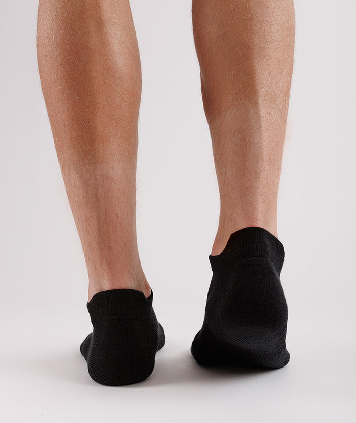 Flagship Black Supima Cotton Ankle Socks 6-Pack