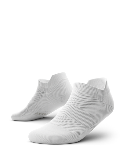 Flagship White Athletic Ankle Socks V1
