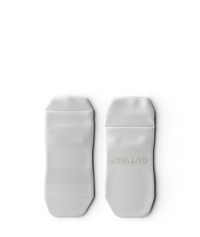 Flagship White Athletic Ankle Socks V1