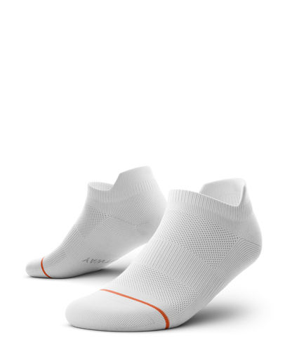 Flagship White Athletic Ankle Socks