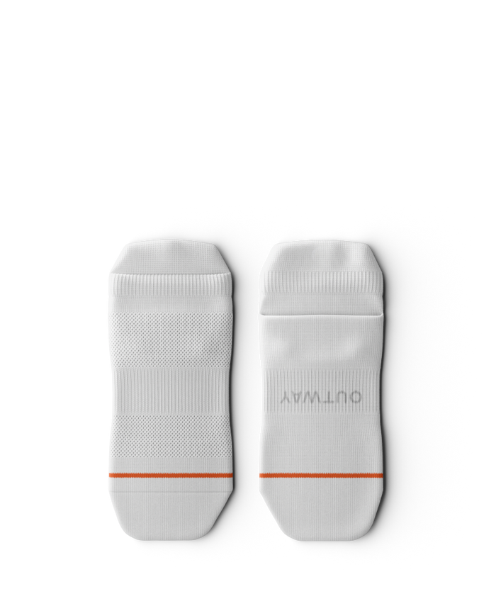 Flagship White Athletic Ankle Socks