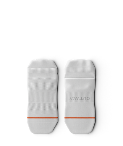 Flagship White Athletic Ankle Socks