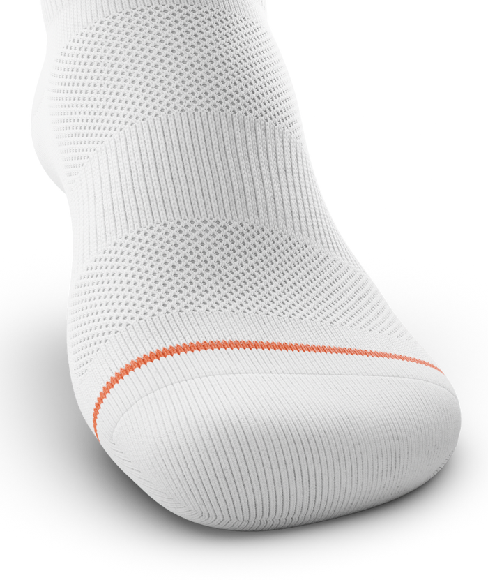 Flagship White Athletic Ankle Socks
