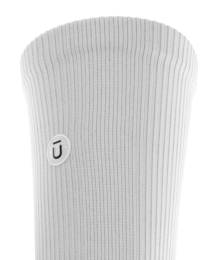 Flagship White Athletic Crew Socks V1