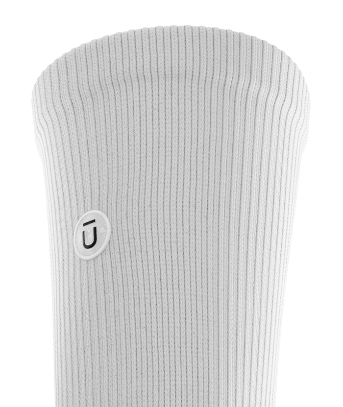 Flagship White Athletic Crew Socks