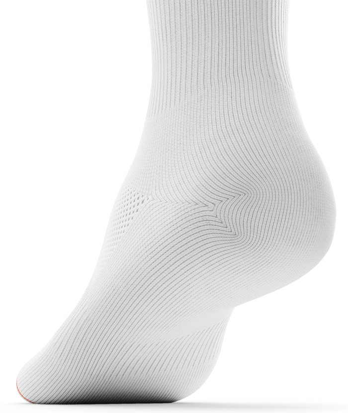 Flagship White Athletic Quarter Socks 6-Pack