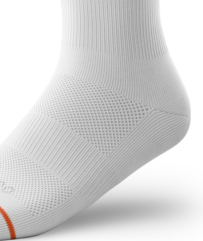 Flagship White Athletic Quarter Socks 6-Pack