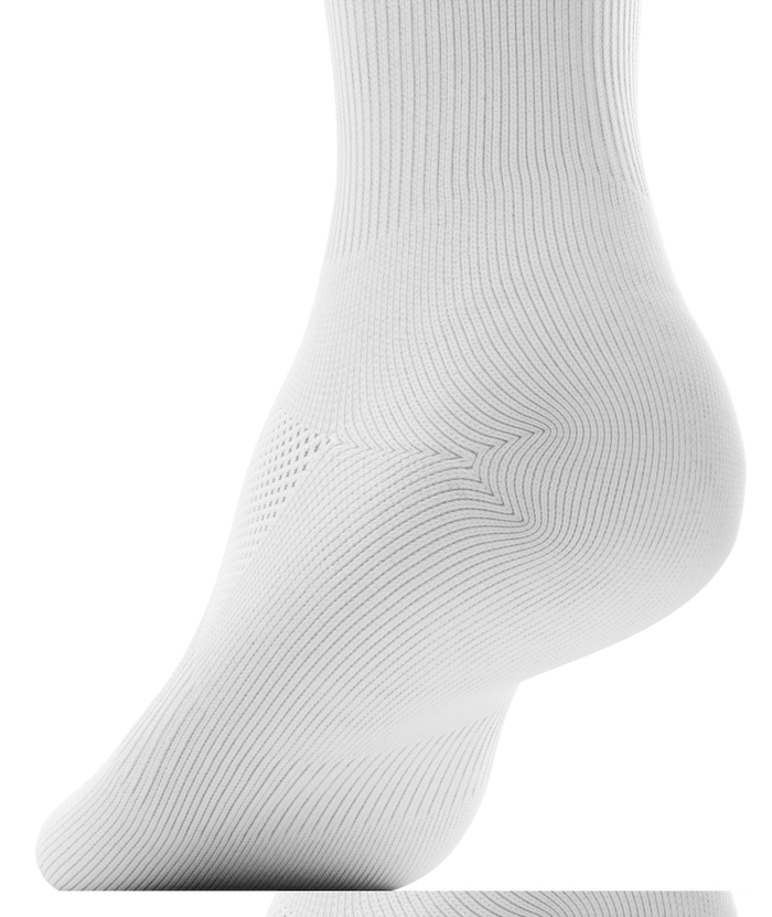 Flagship White Athletic Quarter Socks V1 3-Pack