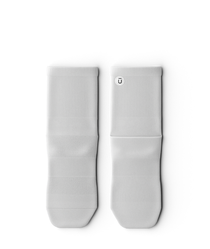 Flagship White Athletic Quarter Socks V1