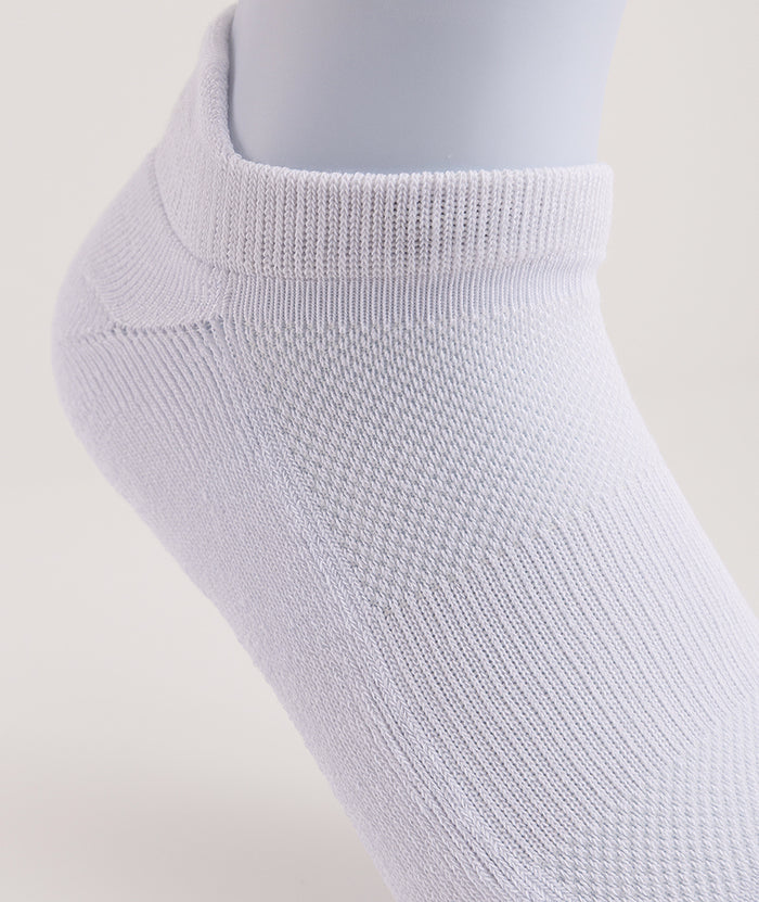 Flagship White Supima Cotton Ankle Socks 3-Pack