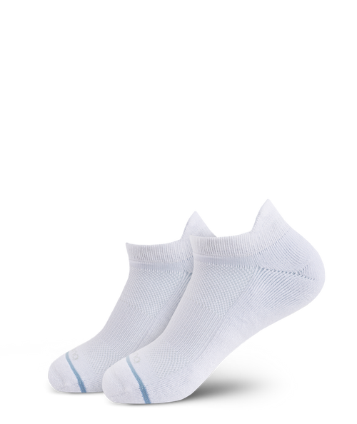 Flagship White Supima Cotton Ankle Socks