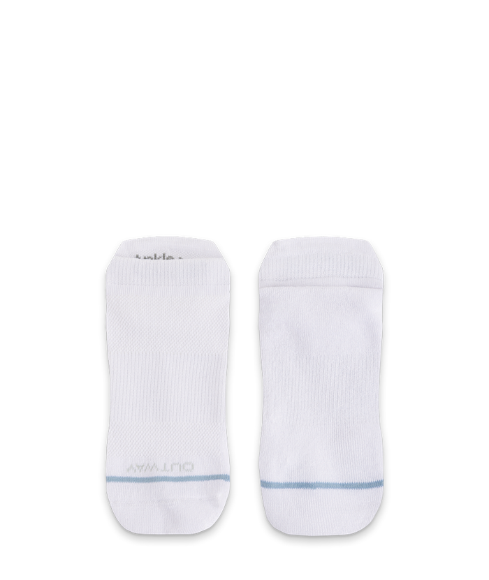 Flagship White Supima Cotton Ankle Socks