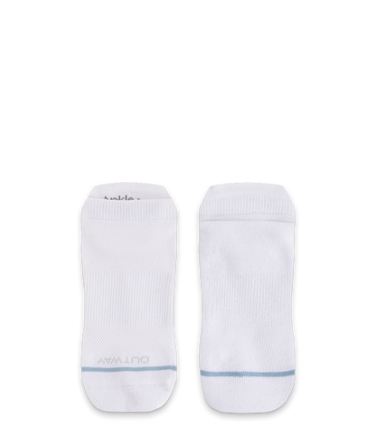 Flagship White Supima Cotton Ankle Socks
