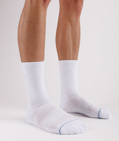 Flagship White Supima Cotton Crew Socks 3-Pack