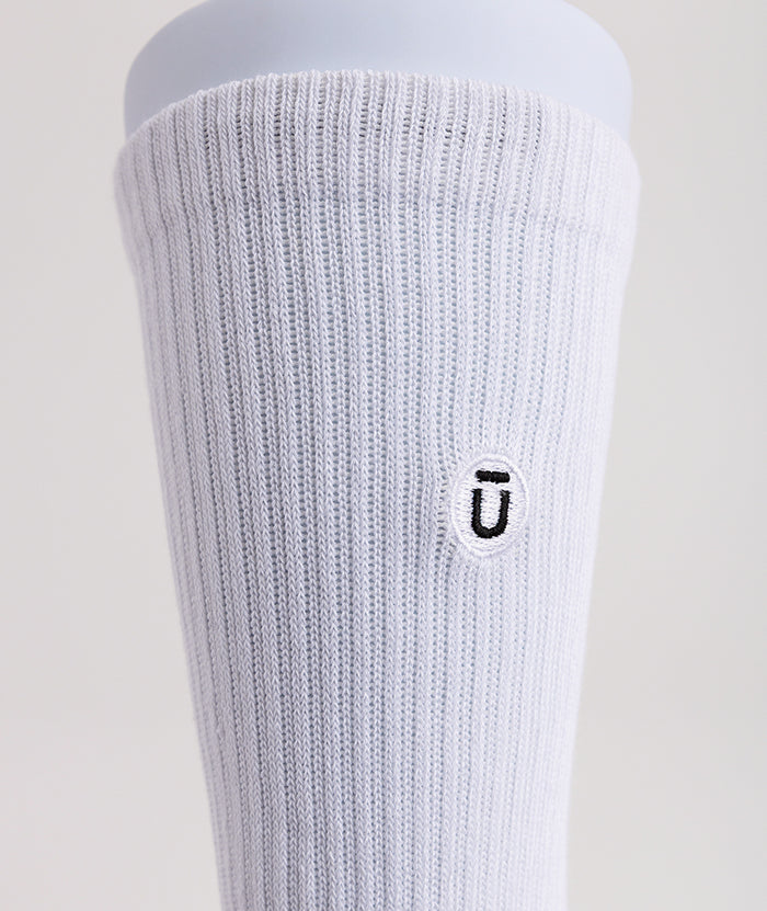 Flagship White Supima Cotton Crew Socks 3-Pack