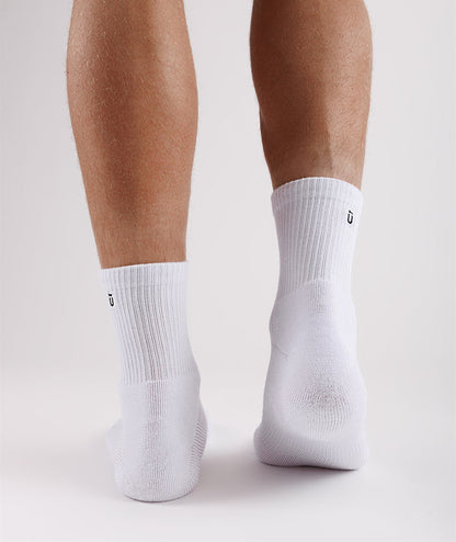 Flagship White Supima Cotton Quarter Socks 3-Pack