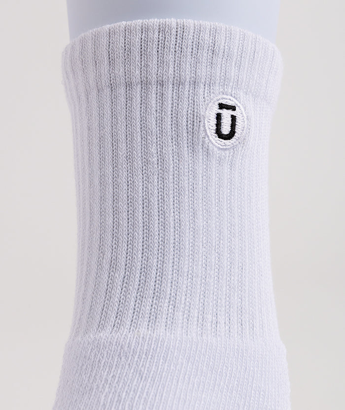 Flagship White Supima Cotton Quarter Socks 6-Pack